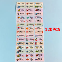 Personalized Name Stickers Customized Labels Waterproof