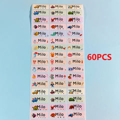 Personalized Name Stickers Customized Labels Waterproof
