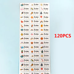 Personalized Hebrew Waterproof Baby Name Sticker Self Adhesive