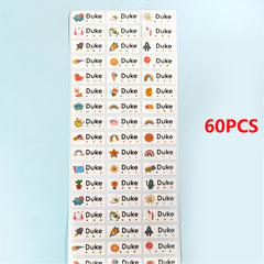 Personalized Hebrew Waterproof Baby Name Sticker Self Adhesive
