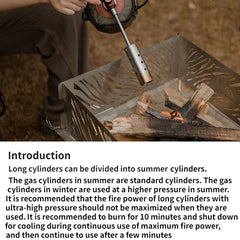 Outdoor BBQ Blowtorch Flamethrower for Weeding Fires