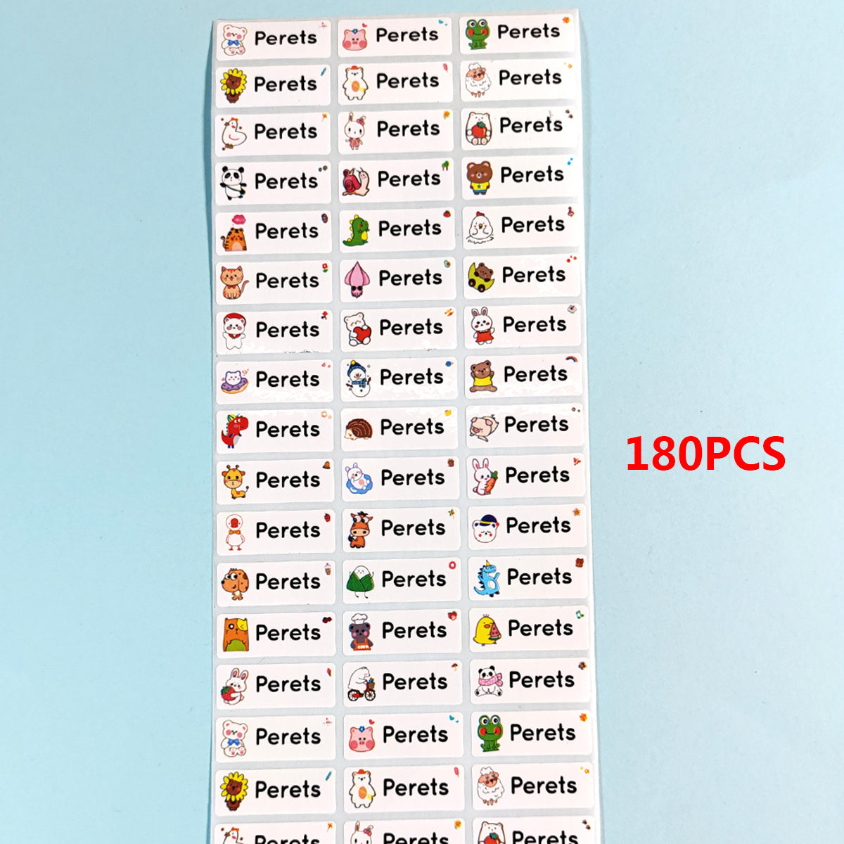 Custom Unicorn Name Sticker Label in Spanish Waterproof Pegatina Nombre