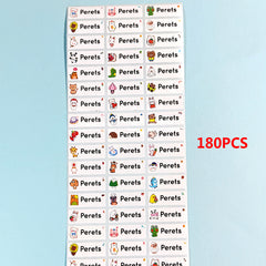 Custom Unicorn Name Sticker Label in Spanish Waterproof Pegatina Nombre