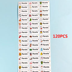 Custom Unicorn Name Sticker Label in Spanish Waterproof Pegatina Nombre