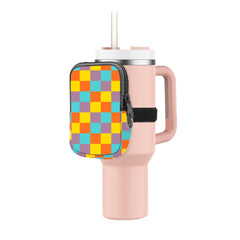 Cartoon Print 40OZ Water Cup Zipper Bag Portable Bottle Small Storage Bag