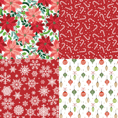 24pcs 6x6 Inch Retro Christmas Scrapbook Paper Pad Single Sided Decoupage Paper