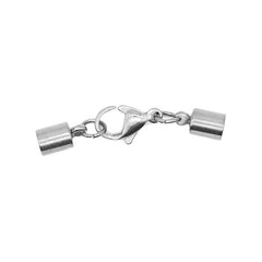 Stainless Steel Leather Connection Clasps Round Hole 1 5 10mm DIY Jewelry Making