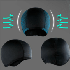 Moisture Wicking Helmet Inner Cooling Cap for Hot Summer Rides