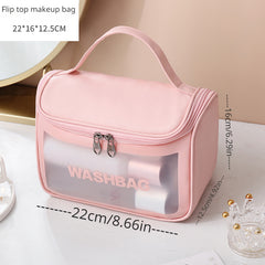 Waterproof Toiletry Bag for Women - Travel Makeup Organizer