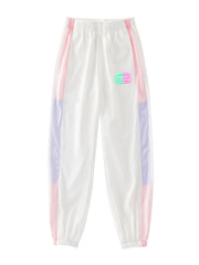 Girls' Side Stitching Jogger Pants Kids Sports Casual Trousers