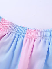 Girls' Side Stitching Jogger Pants Kids Sports Casual Trousers
