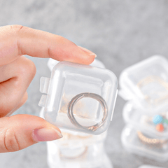10 Pcs Mini Empty Storage Box Jewelry Organizer Portable Container For Travel