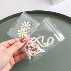 Mini Transparent Jewelry Bags Lightweight Travel Pouch