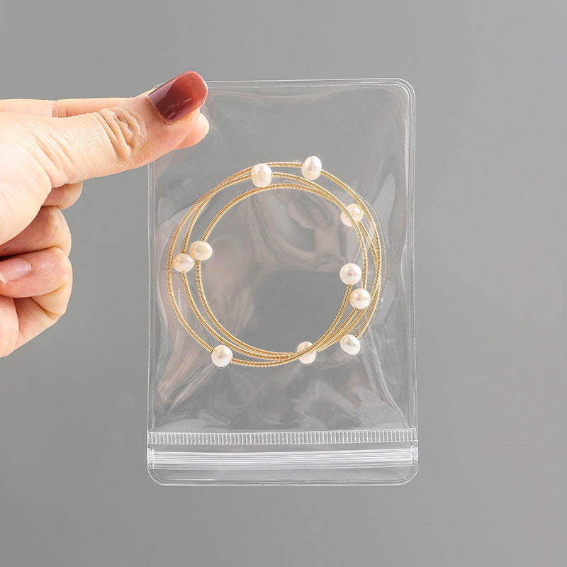 Mini Transparent Jewelry Bags Lightweight Travel Pouch