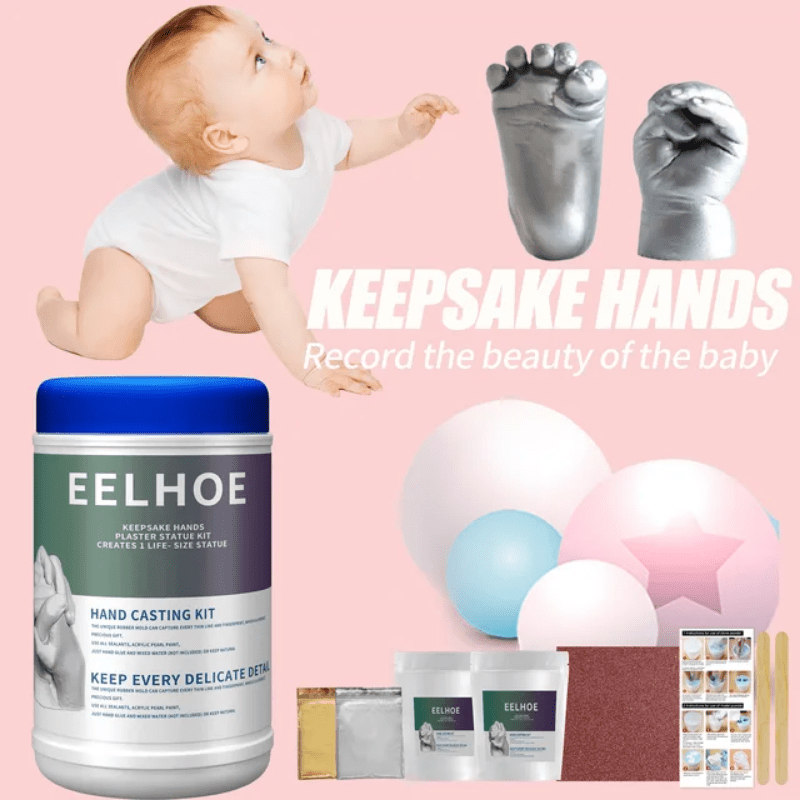 Baby Hand Casting Kit Gypsum Clone Powder Model Powder Hand Mold Casting Kit