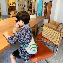 Kids Letter Shoulder Bag Crossbody Coin Purse for Travel Sports