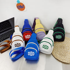Kids Letter Shoulder Bag Crossbody Coin Purse for Travel Sports