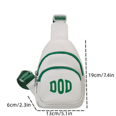 Kids Letter Shoulder Bag Crossbody Coin Purse for Travel Sports