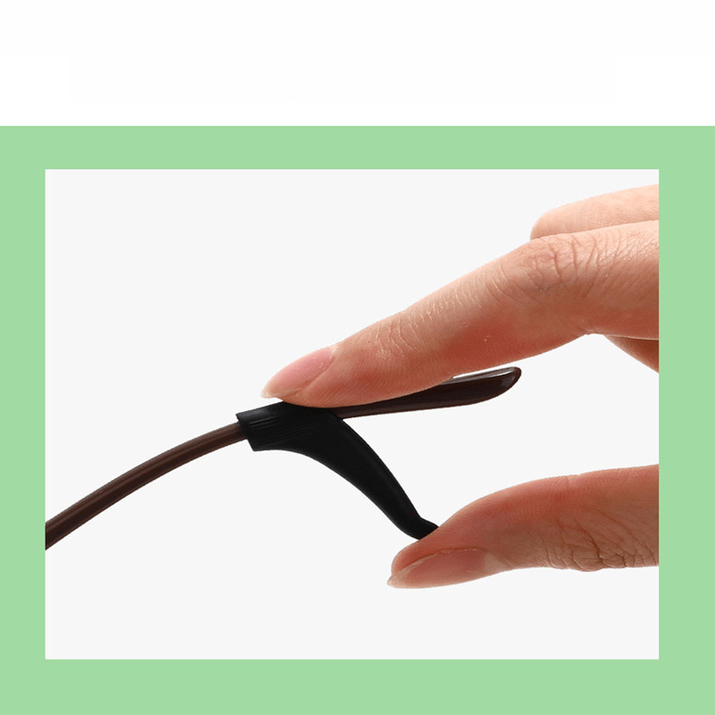 20 Pairs Ear Clip Hook Glasses Holder Soft Frame