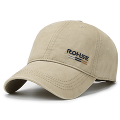 Letter Embroidery Baseball Cap Solid Unisex Adjustable Sunscreen Dad Hats