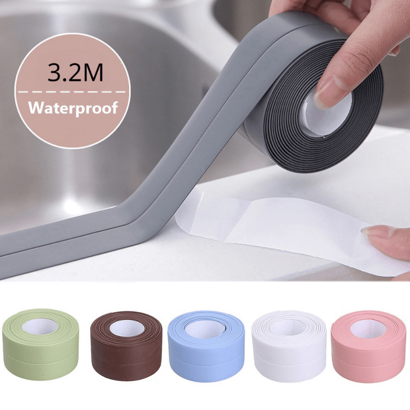 1m PVC Wall Corner Sealing Waterproof Adhesive Tape