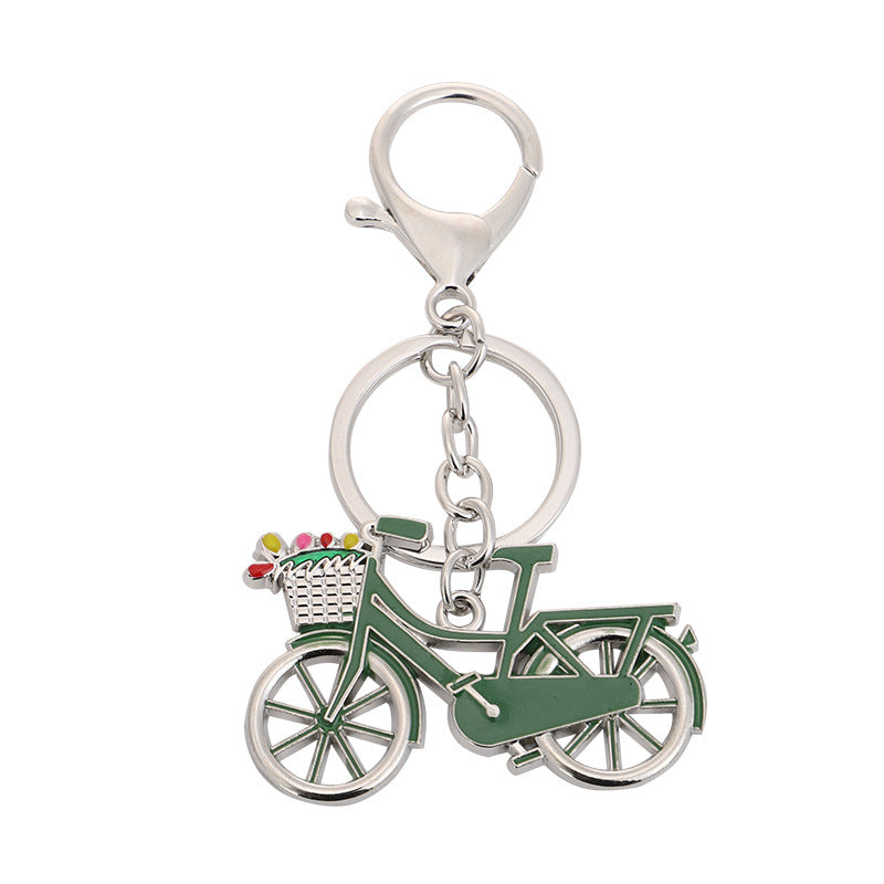 Creative Bicycle Keychain Zinc Alloy Pendant Small Gift