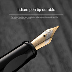 Personalized Round Metal Ink Fountain Pen With Fine Nib - Business Gift