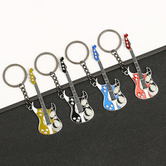 Creative Guitar Pendant Keychain Bag Backpack Ornament