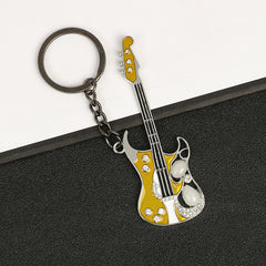 Creative Guitar Pendant Keychain Bag Backpack Ornament