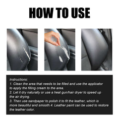 Leather Filling Paste Repair Scratches On Car Seats And Restore Damaged Sofa