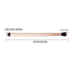Double Head Makeup Brush Eyeshadow & Nose Shadow Blending Brush