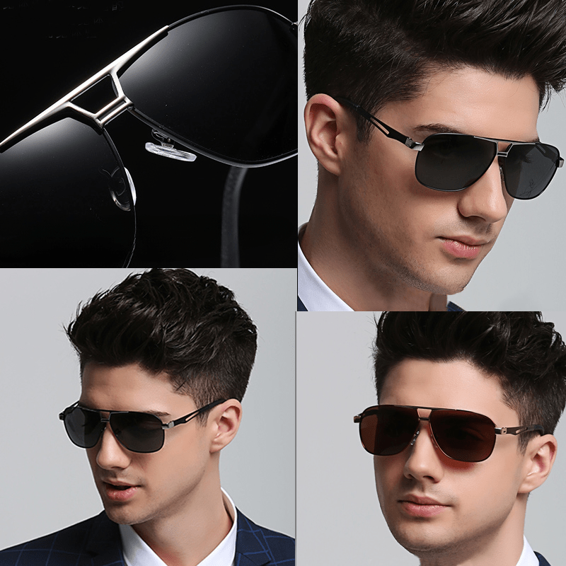 Men's Aluminum Magnesium Polarized Sunglasses