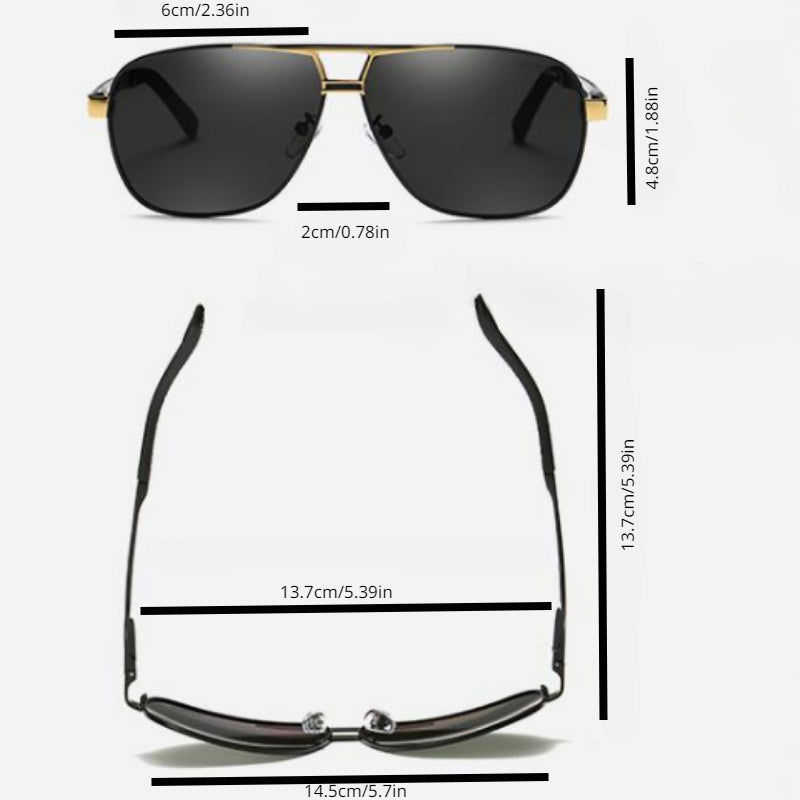 Men's Aluminum Magnesium Polarized Sunglasses