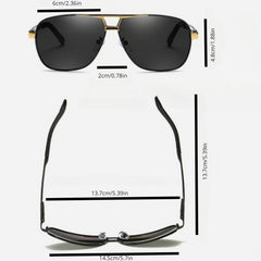Men's Aluminum Magnesium Polarized Sunglasses