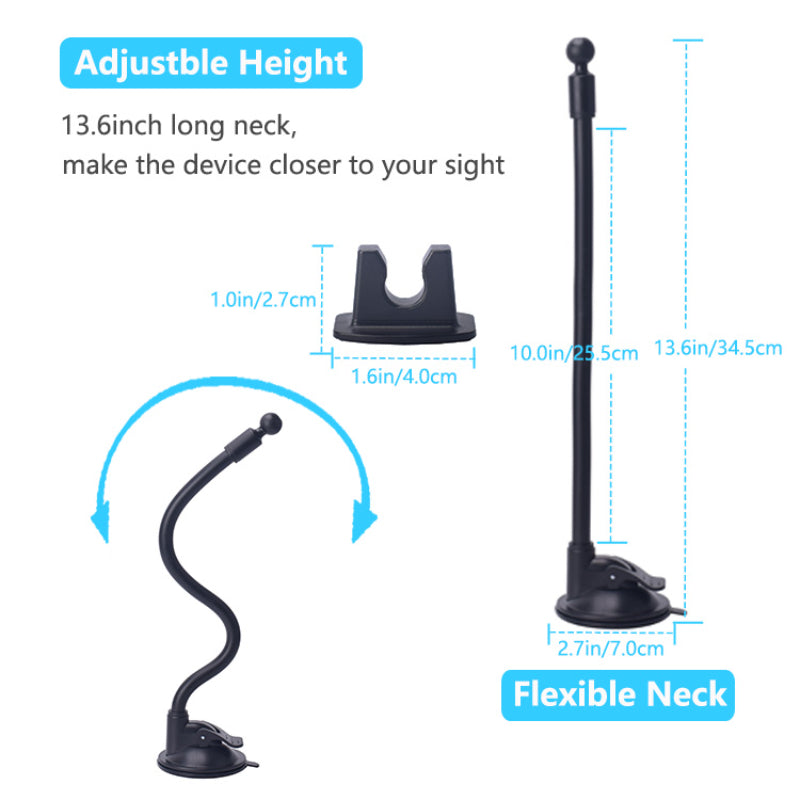 Universal Long Arm 360 Windshield Car Phone Holder