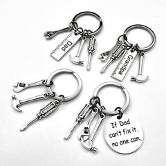 Mini Stainless Steel Tool Keychain for Men Women
