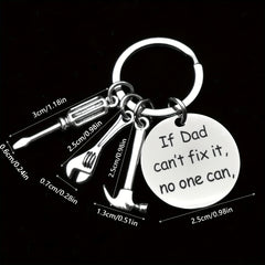 Mini Stainless Steel Tool Keychain for Men Women