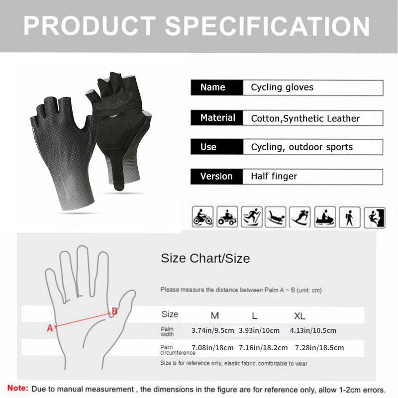 Unisex Sports Gloves for Cycling Running Mountaineering