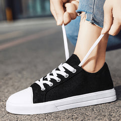 Women's Lightweight Skate Shoes Low Top Casual Lace Up Sports Shoes Outdoor