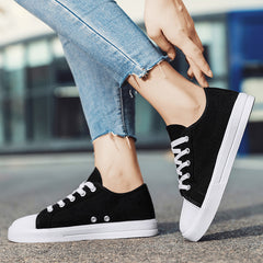 Women's Lightweight Skate Shoes Low Top Casual Lace Up Sports Shoes Outdoor