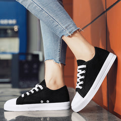 Women's Lightweight Skate Shoes Low Top Casual Lace Up Sports Shoes Outdoor