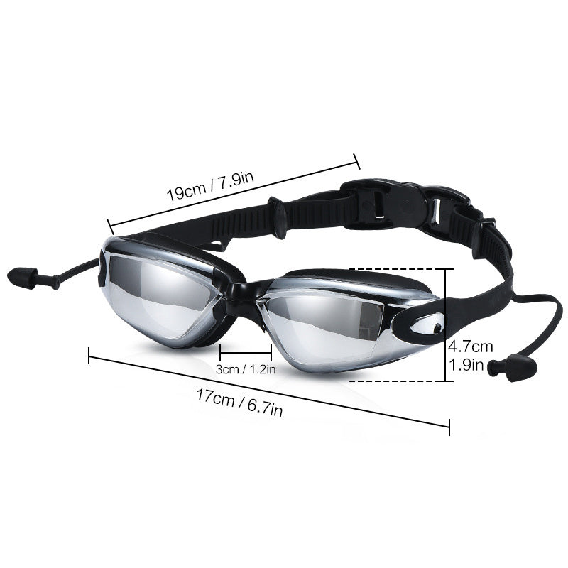5pcs Waterproof Anti Fog Swimming Goggles for Men Women with Accessories