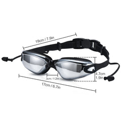 5pcs Waterproof Anti Fog Swimming Goggles for Men Women with Accessories