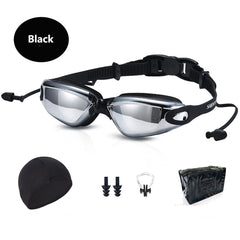 5pcs Waterproof Anti Fog Swimming Goggles for Men Women with Accessories