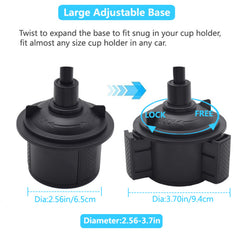 360° Rotating Car Cup Phone Holder Stand