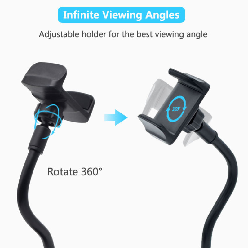 360° Rotating Car Cup Phone Holder Stand