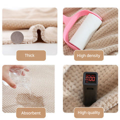 2pc Solid Towel Set Soft Absorbent Coral Velvet Towels for Bathroom