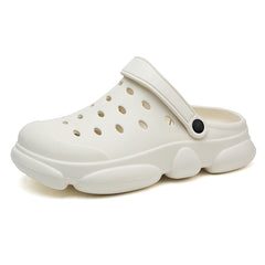 Men's Hollow Out Clogs Slip on Closed Toe Sandals Soft Sole Walking Shoes