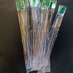 Stainless Steel Straw Cleaning Brush Soft Bristles