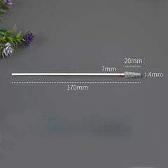 Stainless Steel Straw Cleaning Brush Soft Bristles